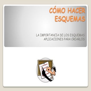 Cómo hacer esquemas.