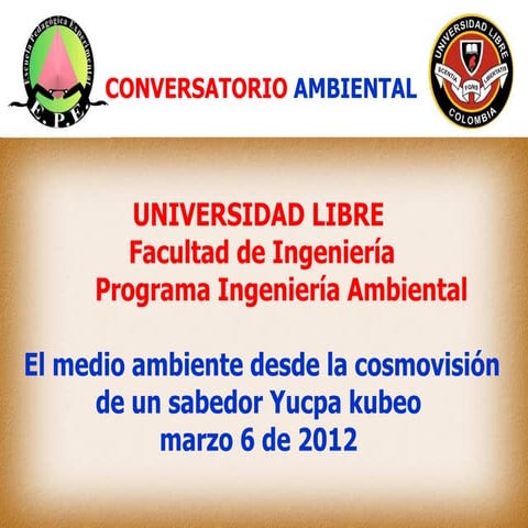 Presentación  estudiantes universidad libre