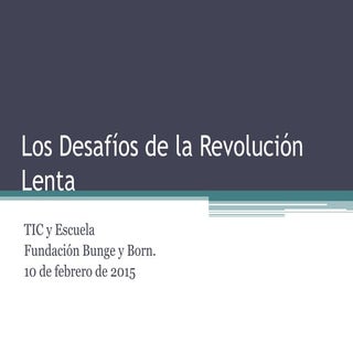 Curso de verano Fundación Bunge y B...