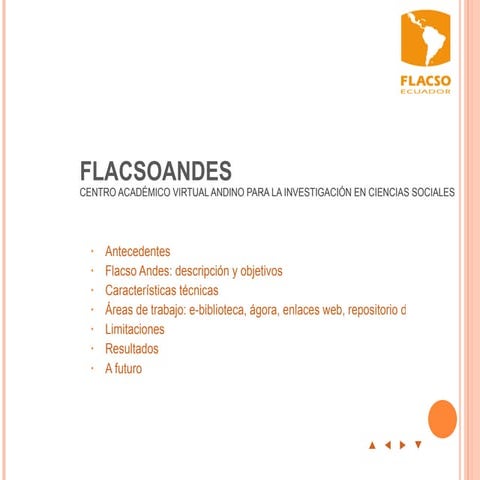 Centro Académico Virtual Andino FLACSO ANDES