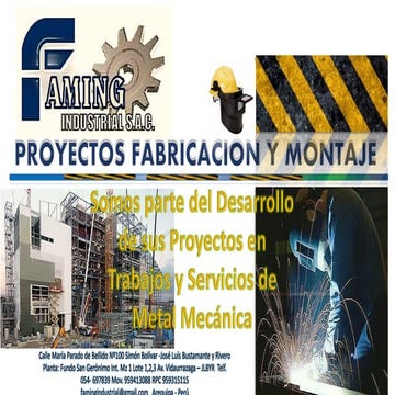 BROCHURE - FAMING INDUSTRIAL SAC