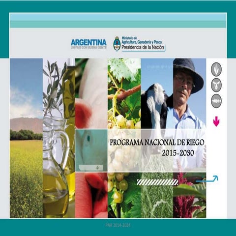 Programa Nacional de Riego. 2015-2013. Argentina