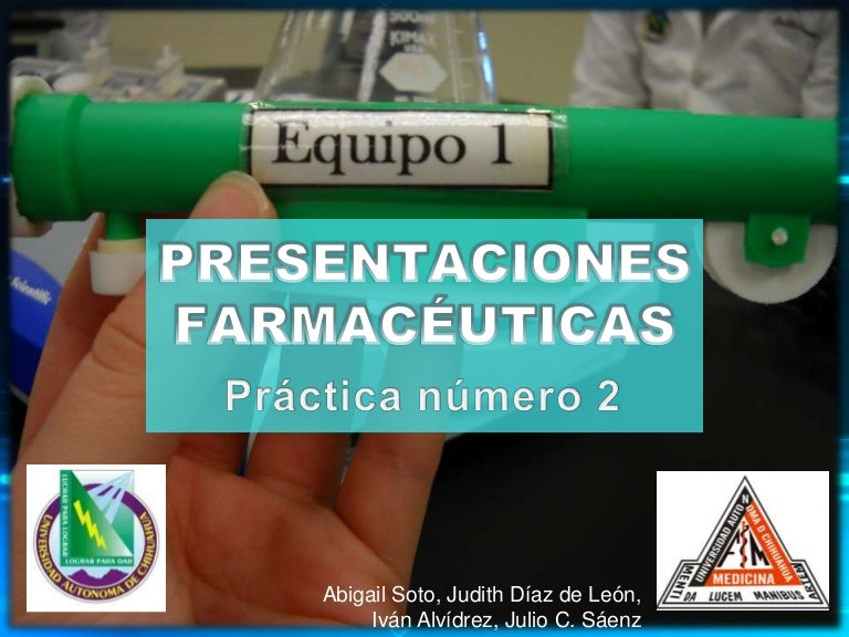 Presentaciones Farmaceuticas