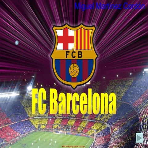 Presentación fc barcelona