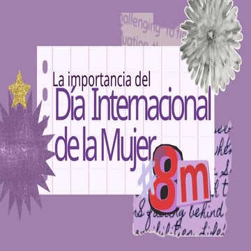 Presentación feminismo día de la mujer fanzine collage morado.pptx