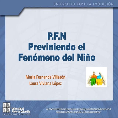 Presentación fenomeno del niño