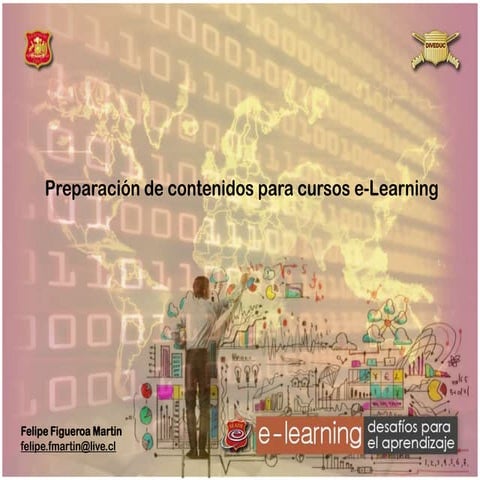 Preparación de contenidos para cursos e-learning