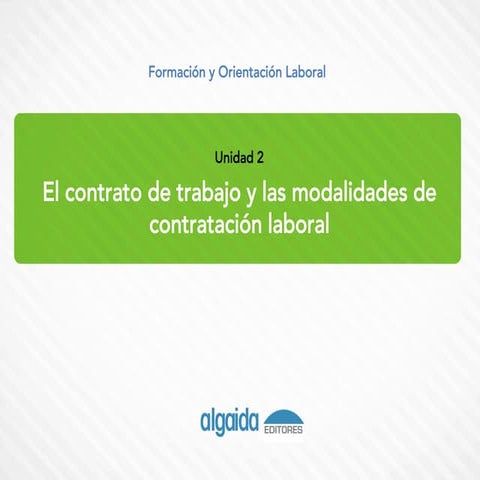 Formación y orientación laboral