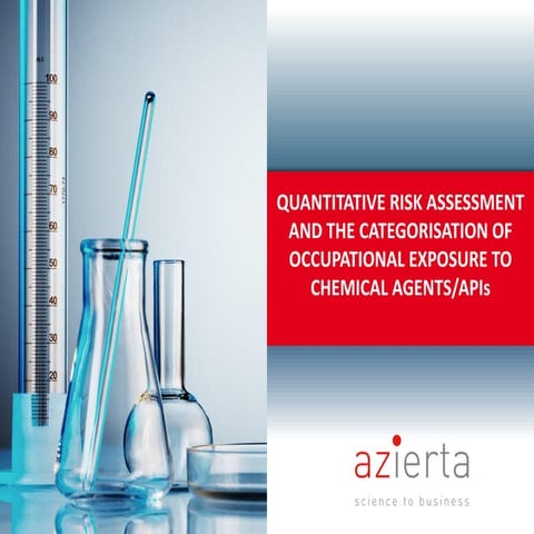 Occupational exposure limits (OEL) to chemical agents APIs - Quantitative Risk Assessment