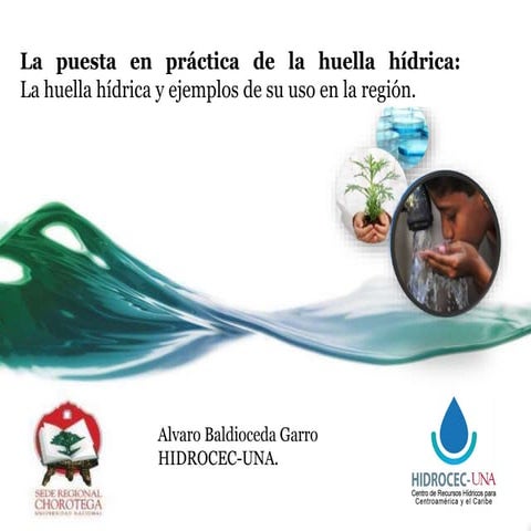 La huella hídrica | PPTX