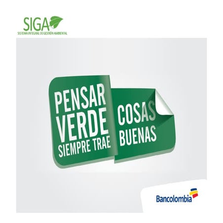 Foro Ecobanca: Presentación Franco Alexander Piza - Gerente de Gestión Ambiental de Bancolombia