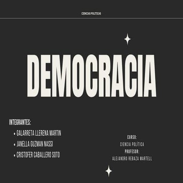 Historia, Principios y Retos de la Democracia en la Sociedad Moderna | PDF