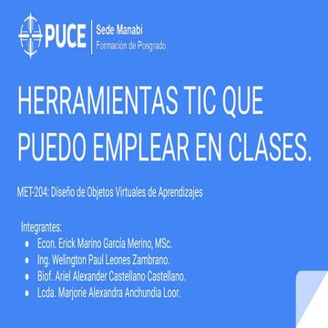 conocer herramientas digitales para trbajar en el aula | PDF