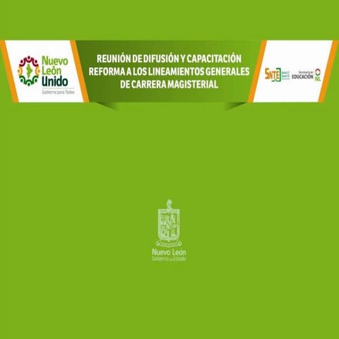 Presentación globalizada de Carrera Magisterial 2011