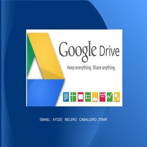 Presentación google drive | PPT
