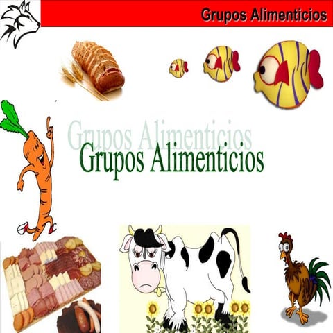 Presentación grupos alimenticios