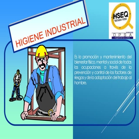 Presentación higiene industrial.