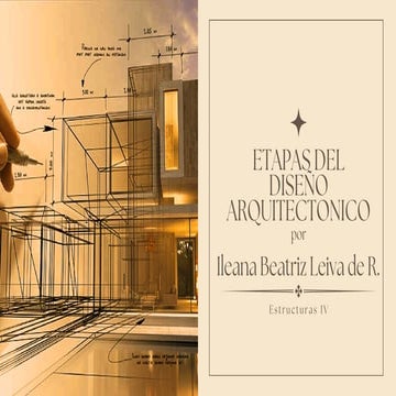 Las etapas del Diseño Arquitectónico y su clasificación | PDF