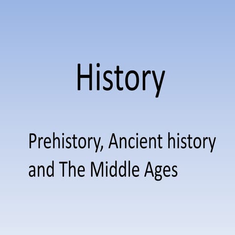 Presentación history 5º