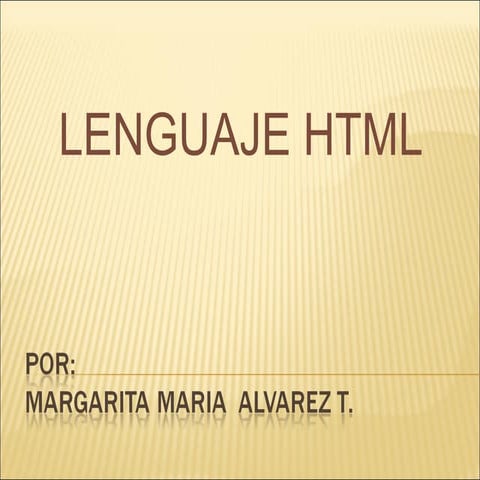 PresentacióN Html