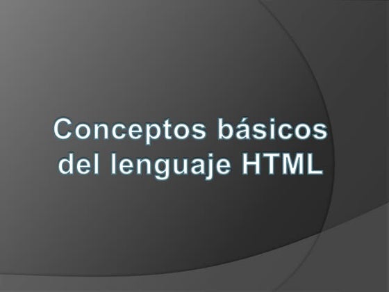 Presentación html