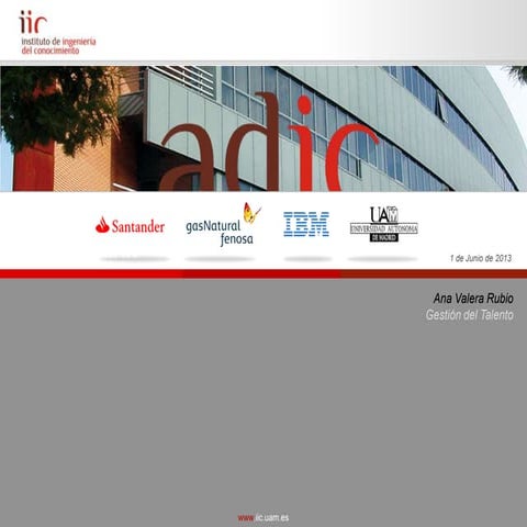 Experiencias de Graduados: Ana Valera Rubio (Instituto Ingenieria del Conocim...