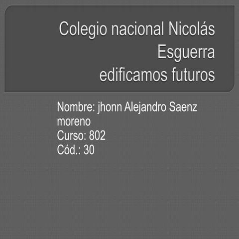 Presentación informatica