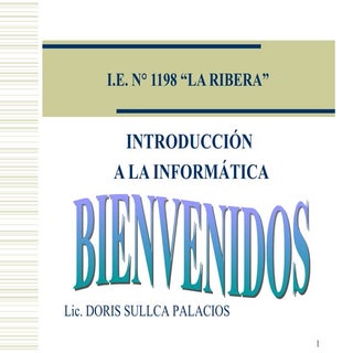 Presentación informática