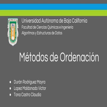 Presentación inserción directa y binaria