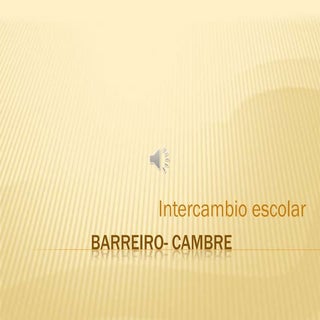 Presentación intercambio