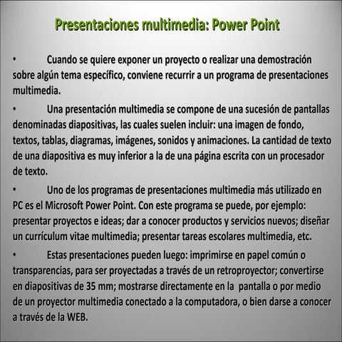 Introducción  Powerpoint