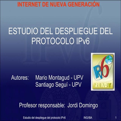 Presentación IPv6