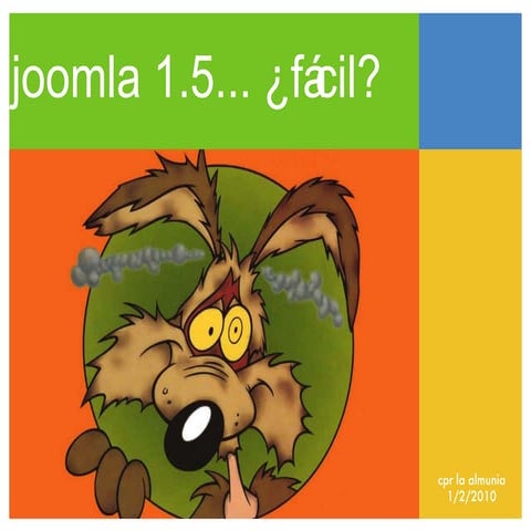 Presentación Joomla La Almunia