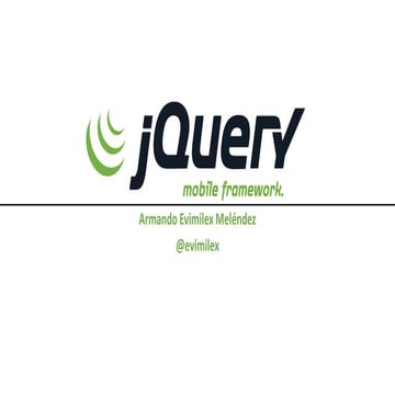 Presentación jquerry mobile