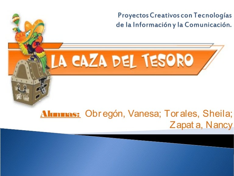 Presentación la caza del tesoro