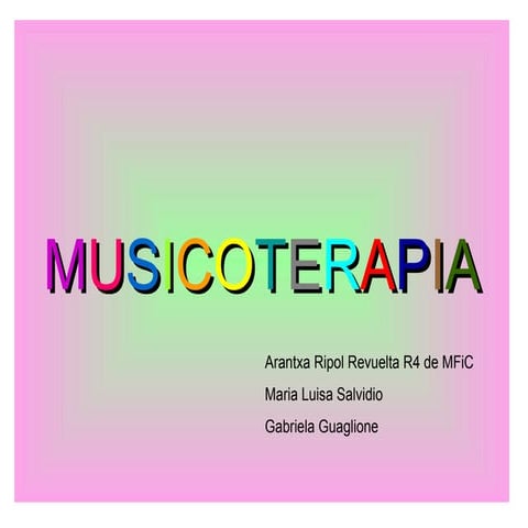 Musicoterapia