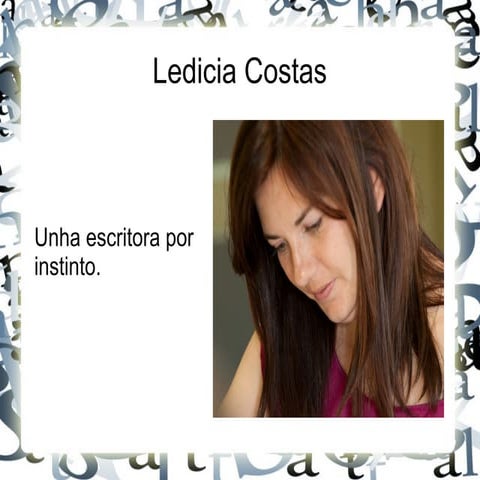 Ledicia Costas no Colmeiro