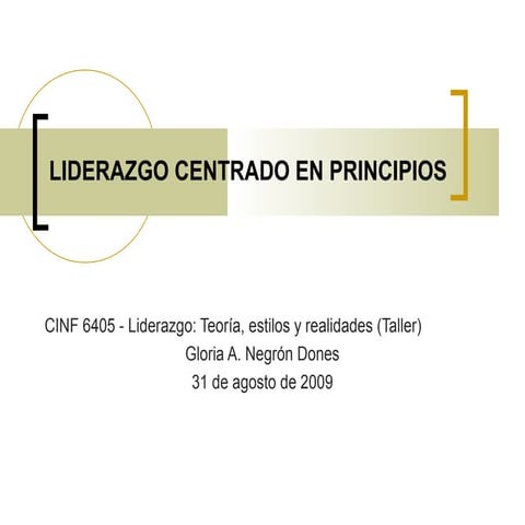 Presentacinliderazgocentradoenprincipios 090831135216-phpapp02