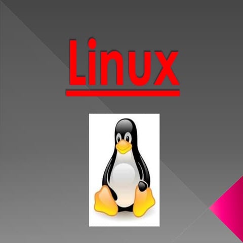 ¿Que es linux? | PPTX
