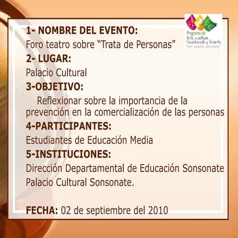 Presentación logros julio, ricardo