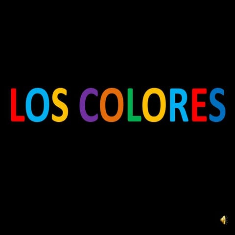 Presentación los colores