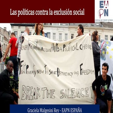 Políticas exclusión social en España Graciela Malgesini Congreso FOESSA 2014