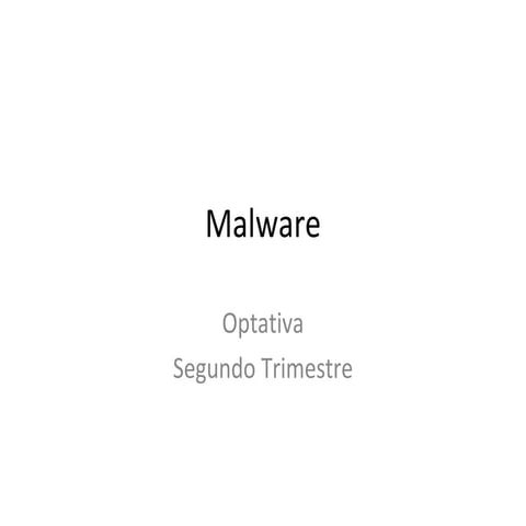 Presentación malware
