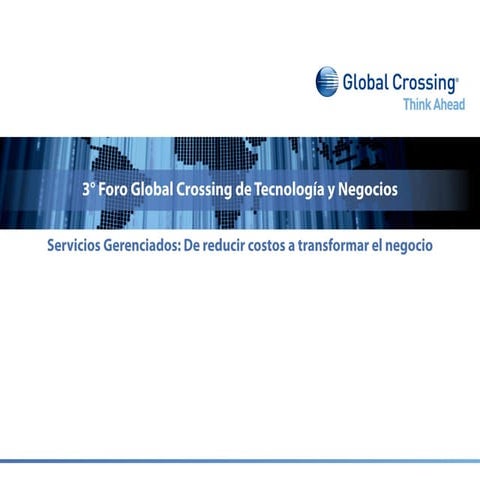 Presentación Marmora, Hanawa & Repetti - Foro Global Crossing  Perú 2011