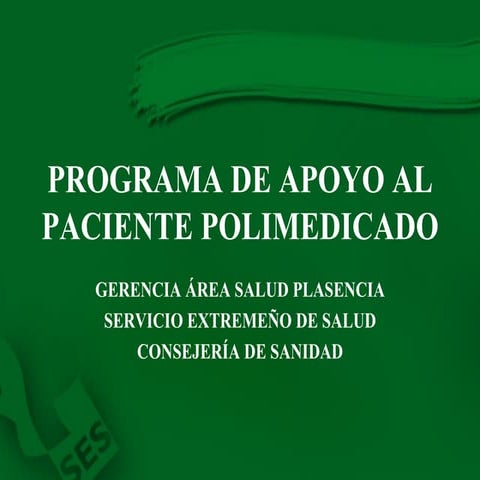 Presentación Médicos Programa Polimedicado
