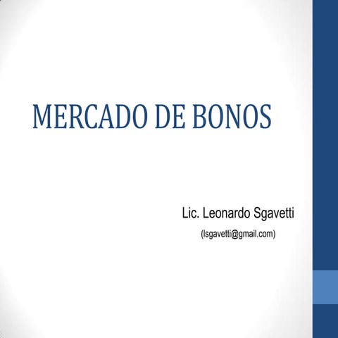 Mercado de Bonos
