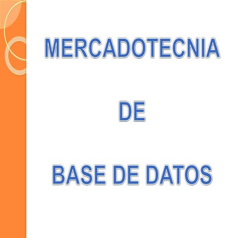 Mercadotecnia de Bases de Datos