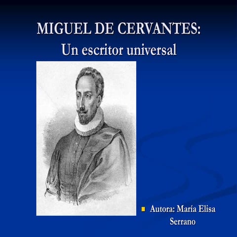 Presentación miguel de cervantes