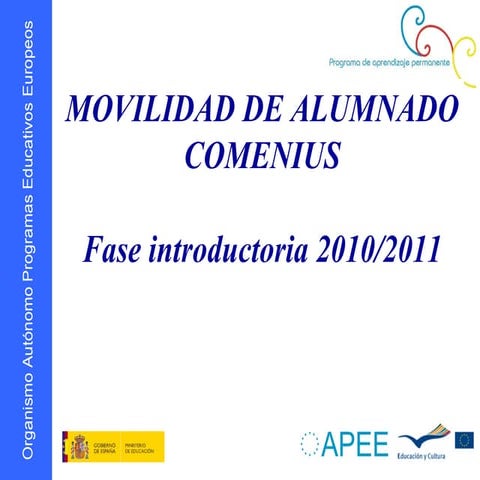 PresentacióN Movilidad Alumnado Comenius