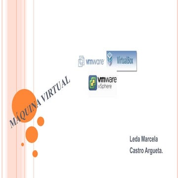 Presentación máquina virtual 